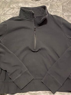Travis Mathew Cloud Half Zip Pullover-Black